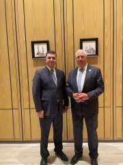 وزير الزراعة يلتقي مع نظيره الأردني  على هامش اجتماعات الرياض